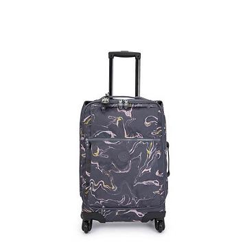 Kipling Darcey Small Printed Carry-On Rolling Kufferter Blå | DK 1744CT